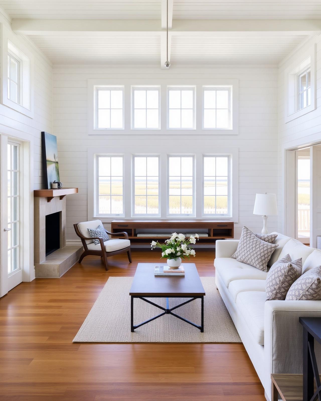 Interior of a Lowcountry residence under construction management